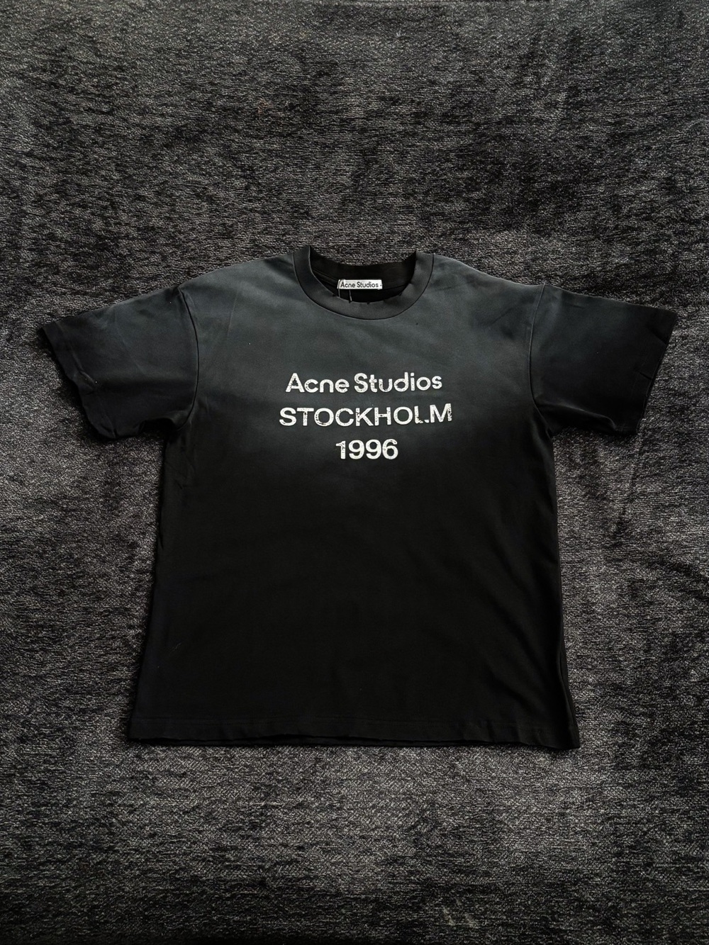 Black Washed Acne Studios T-Shirt